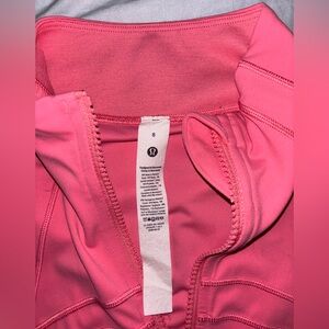 Pink align crop jacket size medium size 8